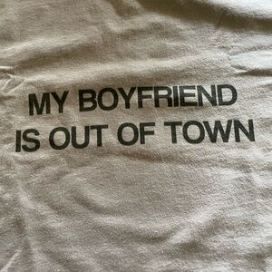 Casual Gray Tee with Bold Statement - Short Sleeve